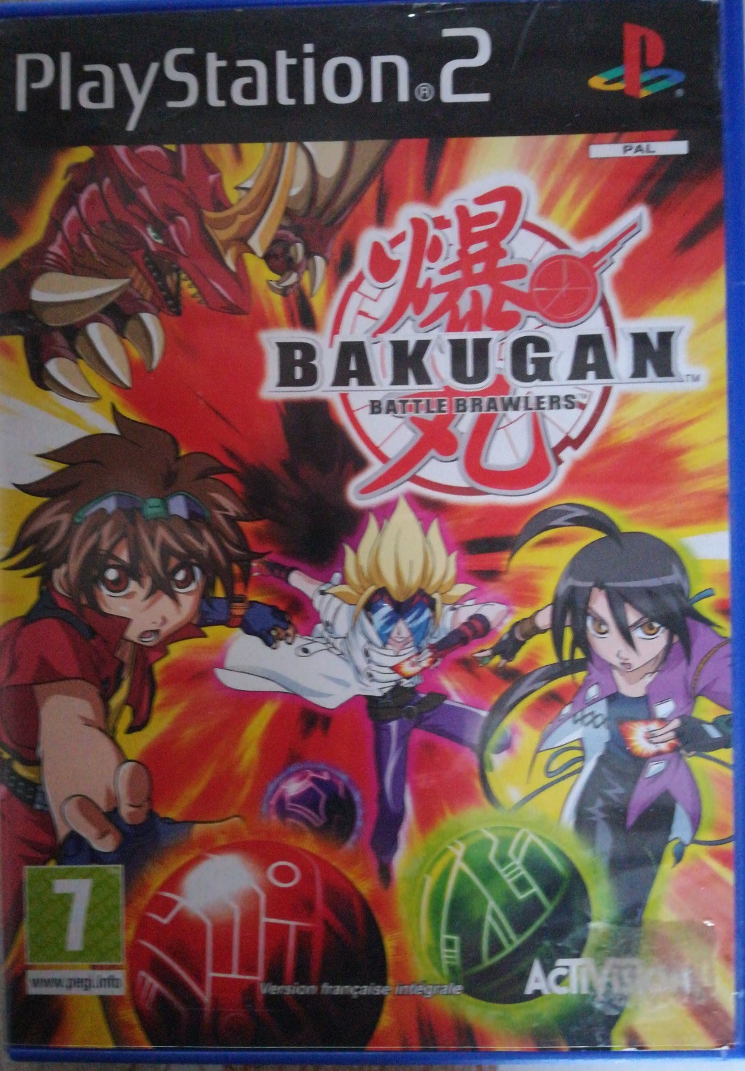JEU SONY PS 2 Bakugan Battle Brawlers Manque la notice.