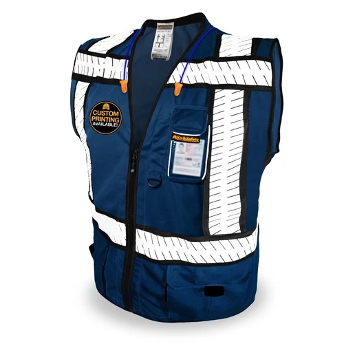 KwikSafety PURE BLUE SHERIFF ANSI Unrated PPE Surveyor Class 2 Safety Vest video thumbnail