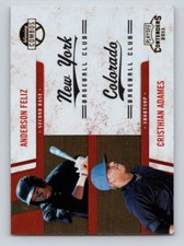2011 Playoff Contenders-Winning Combos  #17 A Feliz / C Adames FREE SHIPPING!