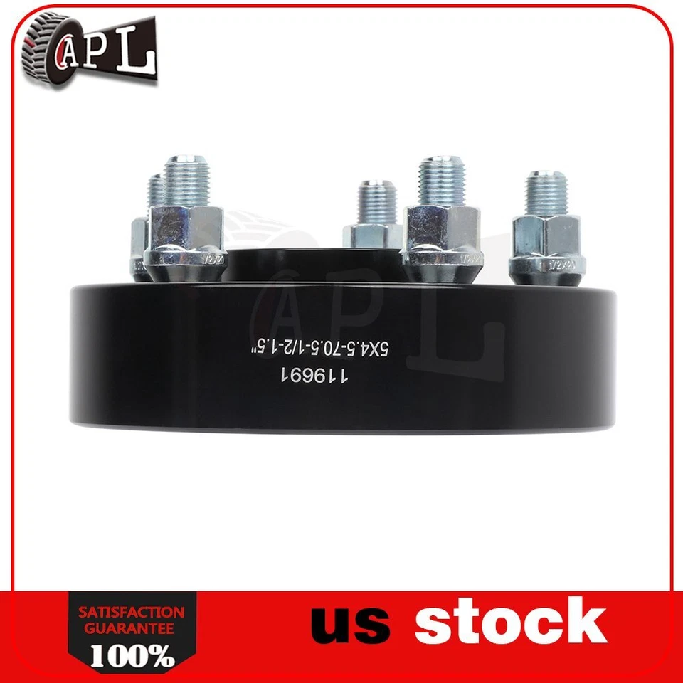 2X 1.5" Thick Hubcentric Wheel Spacers 5x114.3 For 1992-2011 Ford Crown Victoria - Image 4 of 4