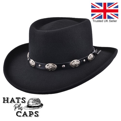 Gambler Cowboy FEDORA Chapeau 100 