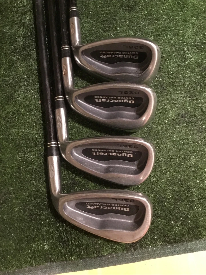 Dynacraft Center Balanced 325L Irons Set 3-9 & SW, LW Stiff Graphite Shafts - Image 3 of 4