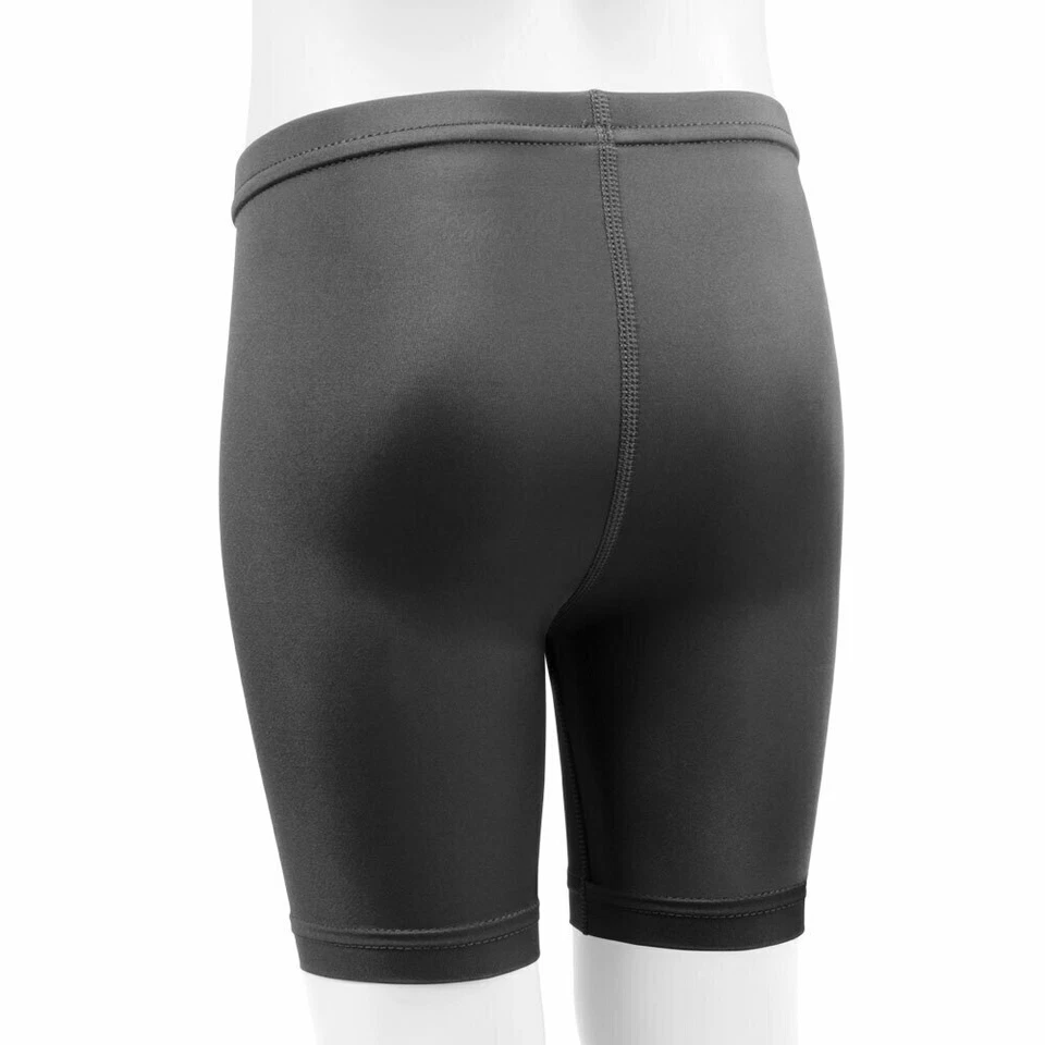Aero Tech Youth Black Spandex Compression Exercise Short - UNPADDED - Image 2 of 2