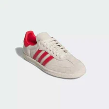 [ID9066] Adidas Men's HUMANRACE SAMBA Aluminum/Red *NEW*
