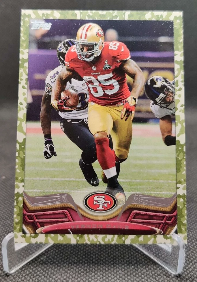 Vernon Davis trading card