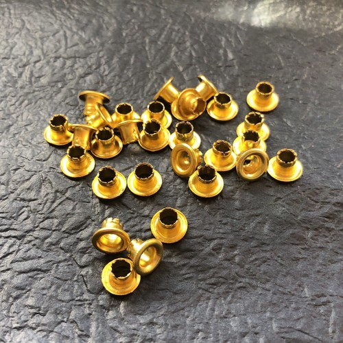 Ojales dorados con sujetador a presión botón 8 mm presión tachón acolchado ropa de coser 40 piezas - Imagen 2 de 5