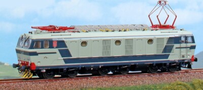 ACME 69608 E652 039 Perlgrau/Orientblau, hohe Rohrleitungen, O.M.L. DCC SOUND