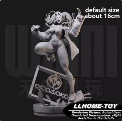 Anime Rebecca Mechanical Arm Resin 3D Print GK Figure DIY Model Unpainted