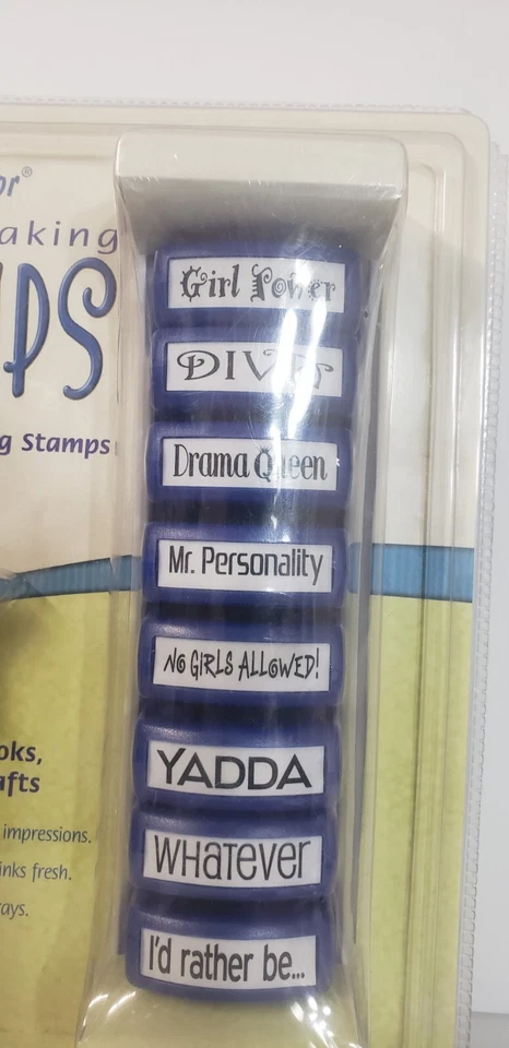 Mensaje Stor 16 estampillas para hacer memoria bandejas únicas autoentintadas selladas nuevas de Lote Antiguo 2006 Foto 2 de 4