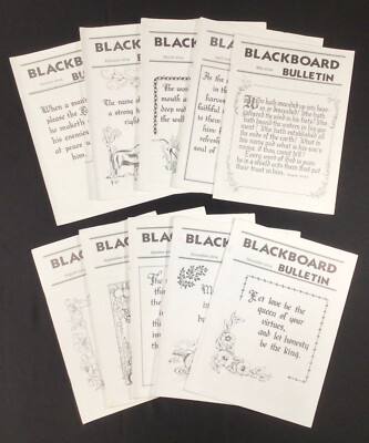 2014 Full Year-Blackboard Bulletin-Amish Owned and Published