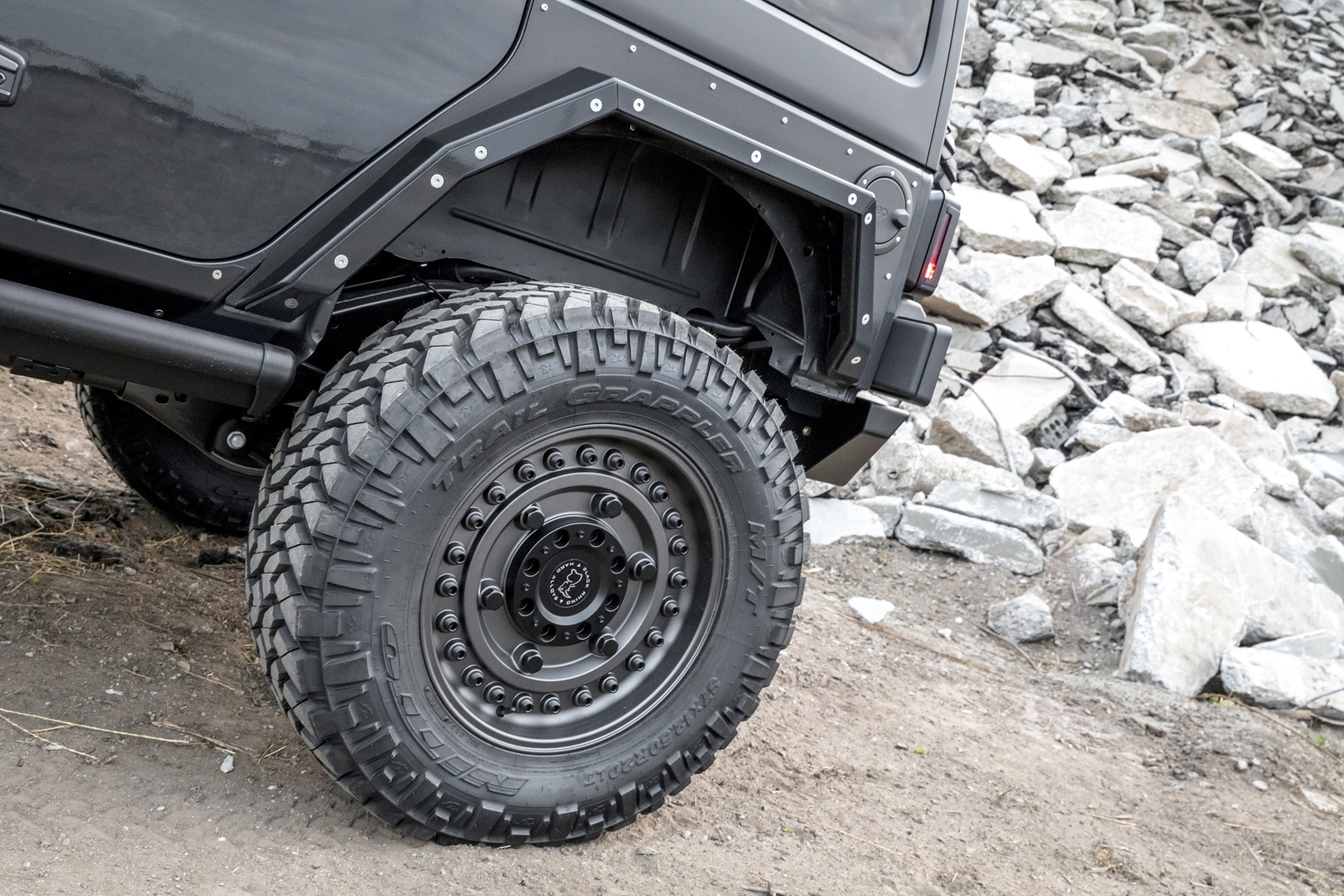 Set 4 Black Rhino Armory 16x8 6x130 Gun Black Wheels 16