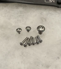 Stainless Torx Screw Set For Benchmade Griptilian Scale Pivot & Clip 550 551 553