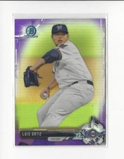 2017 Bowman Chrome Prospects Purple Refractor Singles xxx/250 - You Choose