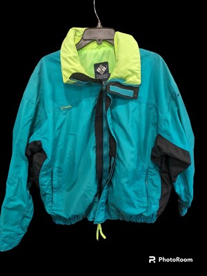 Vintage Columbia Mens Large  Blue Bugaboo Interchange 2 in 1 Ski Jacket See DESC