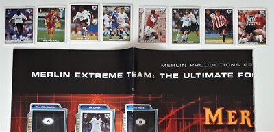 Merlin: Premier League 2001 · Extreme Team Poster Sticker A-V