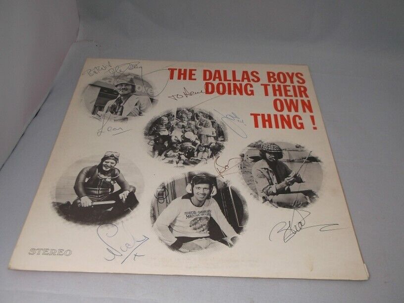 The Dallas Boys:  Doing Their Own Thing  EX+   UK  private pressing LP  SIGNED