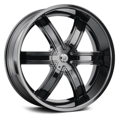 20 Black Rims (Set-4) 2crave N44 20x9.5 6x120 15mm Glossy Black Wheels Rims 20 Inch ...