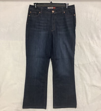 Wrangler Straight Leg Jeans Dark Wash Stretch Embroidered Cowgirl Size 16P NWOT