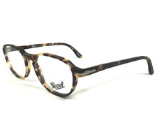 Persol Eyeglasses Frames 3053-V 9005 Tabacco Virginia Tortoise Round 52-19-145