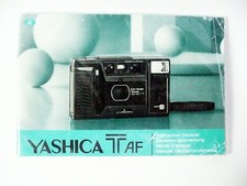 Yashica T AF Instruction Pamphlet  1985  Sealed package  pics text  21.50