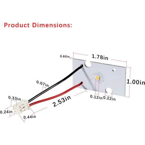 6Pack W10843353 Fridge LED Light PCB Board For Jenn-Air KitchenAid Whirlpool - Picture 5 of 8