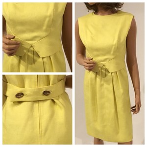 yellow wiggle dress