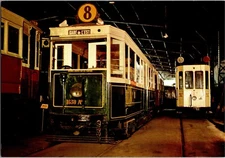 Postcard City Tram 1630 A at the Paris Urban Transport Museum