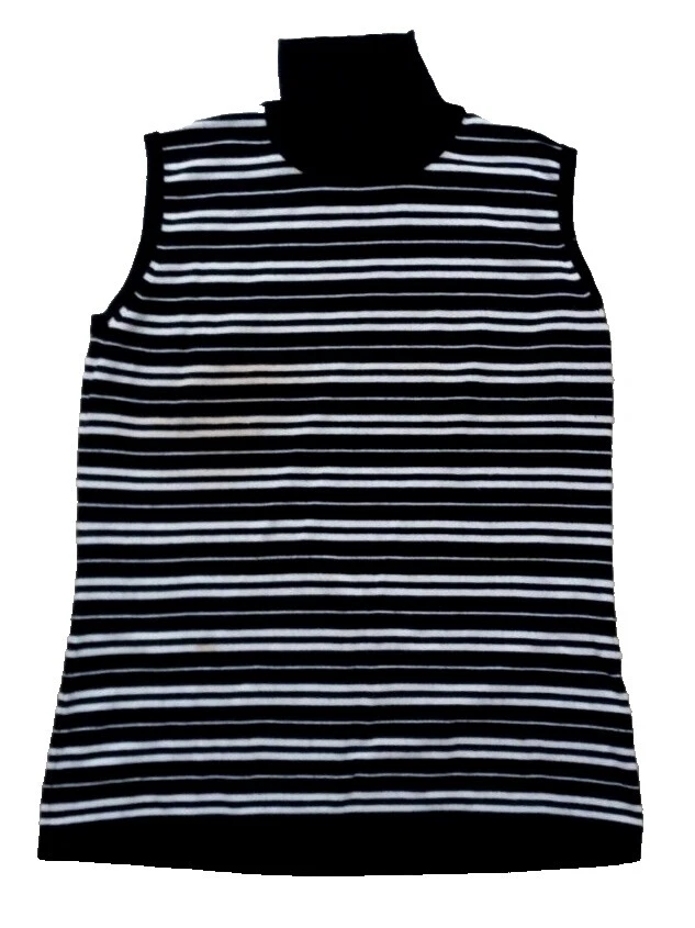 Eddie Bauer Striped Sleeveless Sweaters for Women