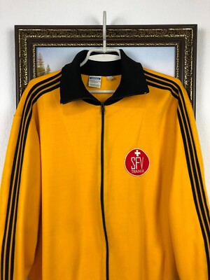 Vintage 80's Adidas Switzerland Football Jacket Soccer Track