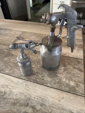 Vintage Devilbiss Jga-502 Ega-502 Paint Sprayers With Metal Canisters Vintage Devilbiss Jga-502 Ega-502 Paint Sprayers With Metal Canisters