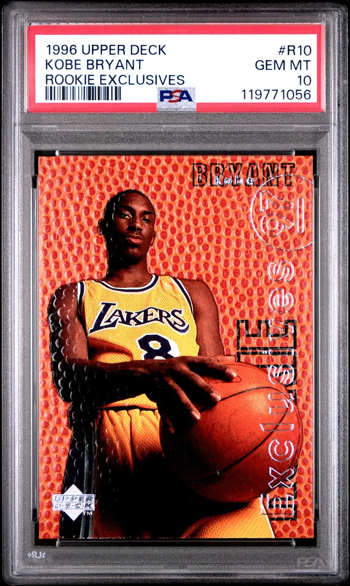 Kobe Bryant Basketball Grade 10 Rookie Sports Trading Cards