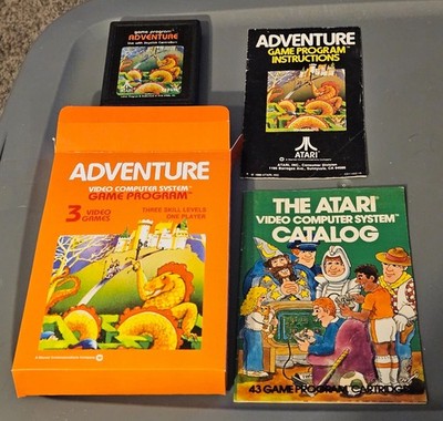 Adventure Atari 2600 CIB Complete REPRO BOX Vintage TESTED WORKS