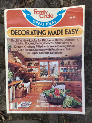 Vintage 1977 Family Circle Great Home Ideas Decorating Made Easy Book