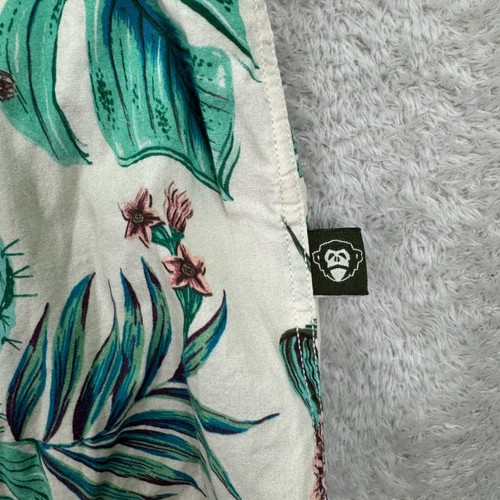 Howler Bros Mens Medium Palm Leaf Tropical Button Down Shirt Hawaiian Casual EUC - Picture 3 of 6