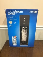 SodaStream Source Sparkling Water Maker Starter Kit - Black New Open Box