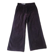 Vintage 1970s Landlubber Jeans Women's Size 28 Wide Leg Burgandy Purple Wash