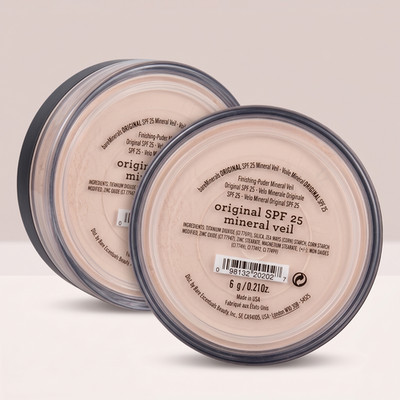 bareMinerals Original Mineral Veil SPF 25 Finishing Powder 6g /0.21 oz Pack of 2