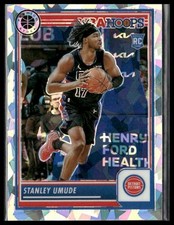 2023-24 Hoops Premium Stock #69 Stanley Umude Ice Prizm