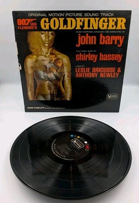 Goldfinger 007 James Bond Original Movie Soundtrack Vinyl LP Stereo UAL $117 VG