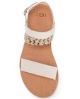 UGG Women's Sandals Elin Flat Braided Double Strap Shoes Size 10 Natural New! — photo 3