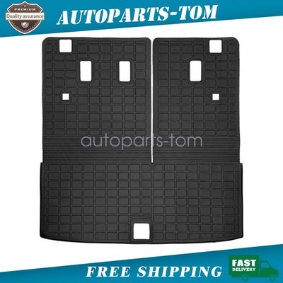 TPE Backrest Mats Trunk Cargo Fits Honda Pilot 2023 2024 2025 Liner Anti-Slip