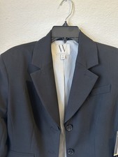 Worthington Women s Black 3 Button Blazer Jacket Size 6 NWT