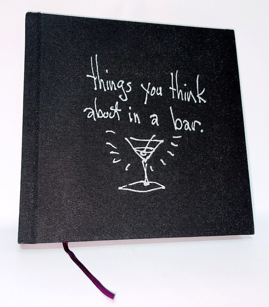 THE NAPKIN ART OF TIM BURTON book things you think about in a bar. from JAPAN