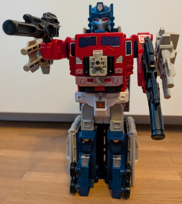 Transformers G1 Optimus Prime   Komplett mit Zubehör   Vintage Hasbro 1987