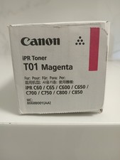 Canon T01 Toner Magenta Genuine OEM NEW Sealed for imagePRESS C600 C650 C700 C75