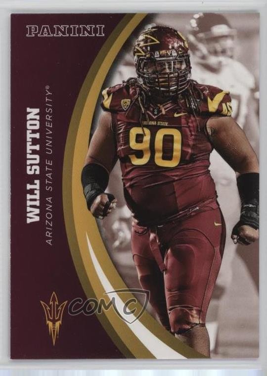 2015 Panini Arizona State Sun Devils Will Sutton #33 0t2