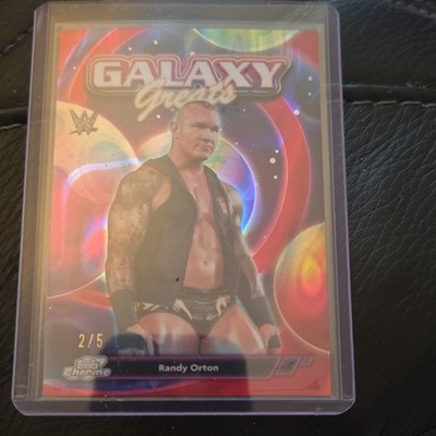 Topps 2020 Topps Chrome WWE Galaxy Greats Randy Orton GG-15 2/5