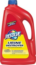 Resolve Urine Destroyer Steam Carpet Cleaner Solution - 2X Concentrated Formula
