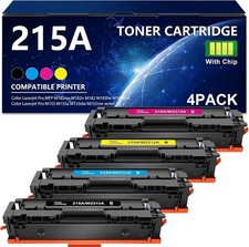 NEW 215A Toner Cartridges Set with Chip Replacement HP 215A W2310A W2311A W23...