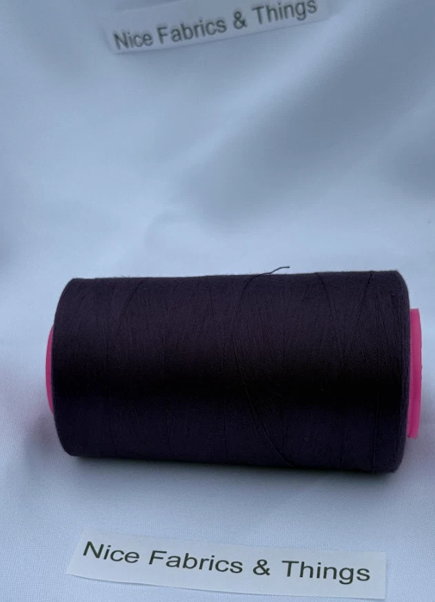 50 Spools - Dark Purple AX597 Multi Purpose Sewing Thread - Image 2 of 3
